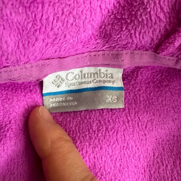 COLUMBIA FLEECE PINK JACKET WOMENS XS - Picture 3 of 6